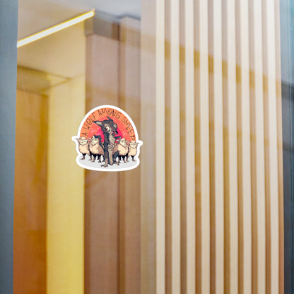 A Wolf Among Sheep Kiss-Cut Vinyl Decal