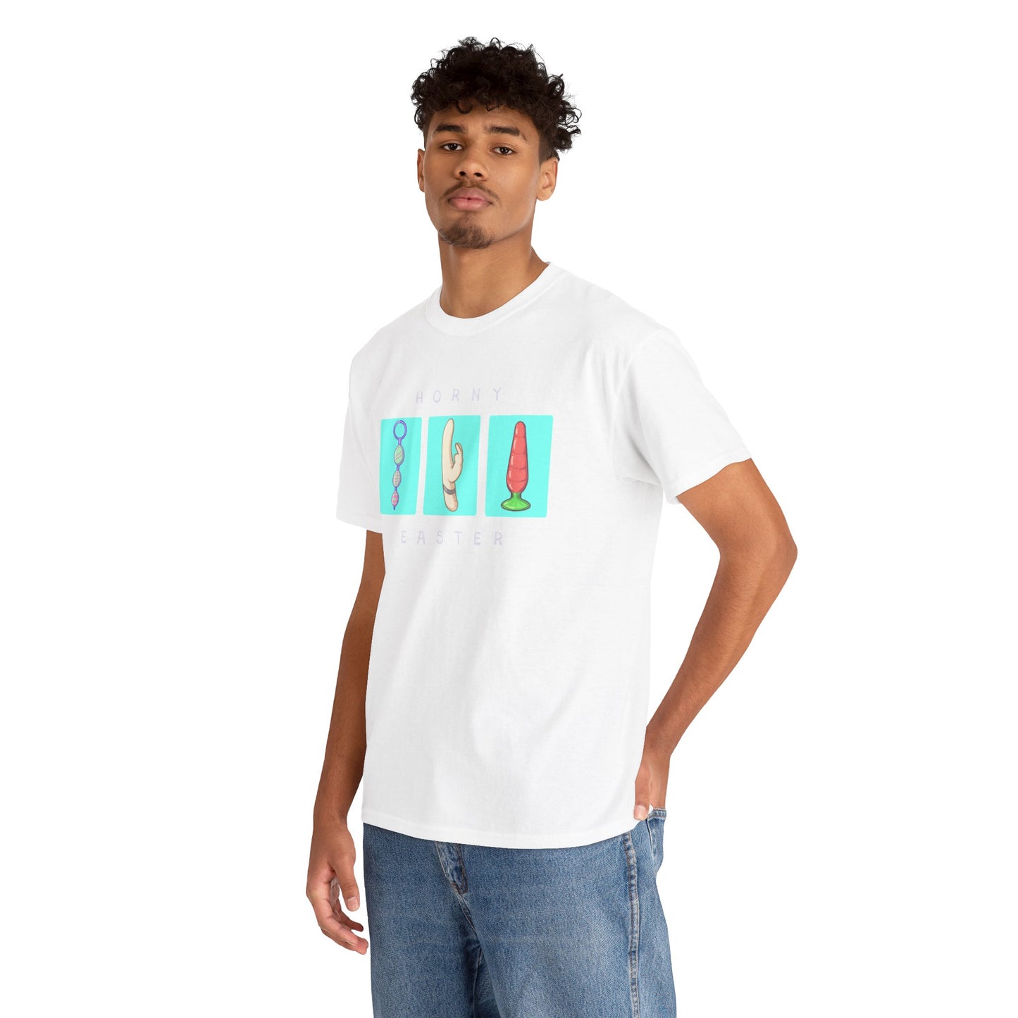Horny Easter Unisex Heavy Cotton Tee