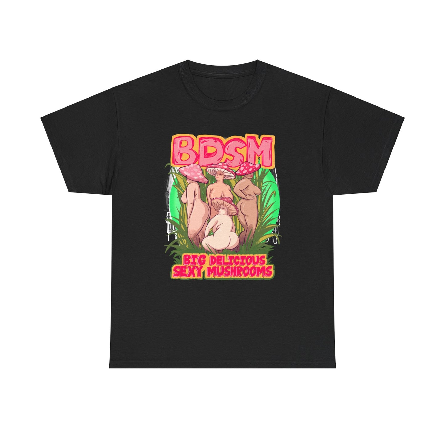 Big Delicious Sexy Mushrooms Unisex Heavy Cotton Tee