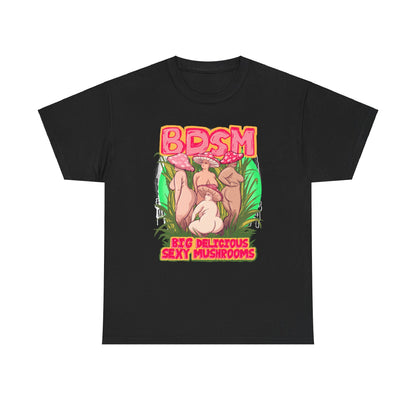 Big Delicious Sexy Mushrooms Unisex Heavy Cotton Tee