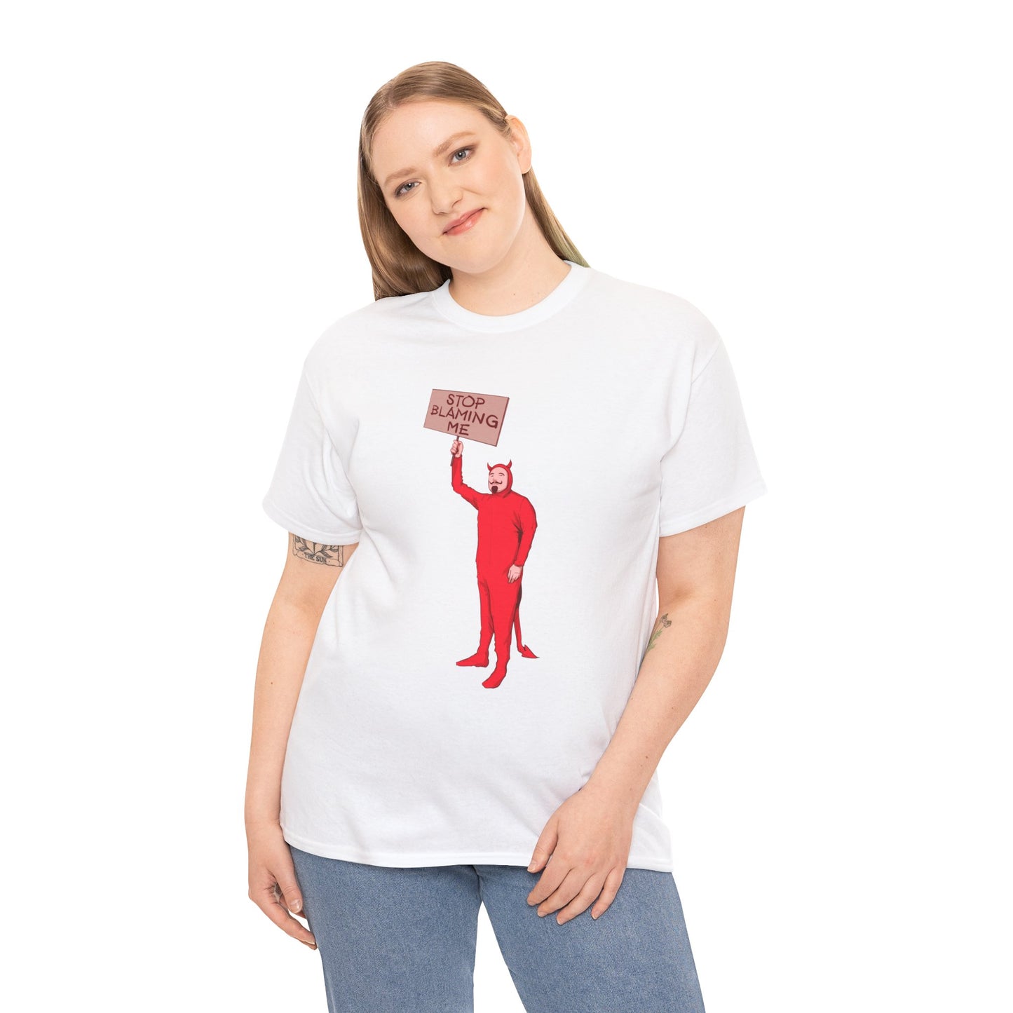 Satanic Scapegoat Unisex Heavy Cotton Tee