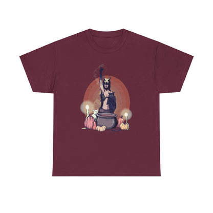 Coffee Witch Unisex Heavy Cotton Tee