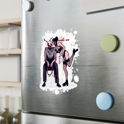 Deer Daddy Series 8: Make Me Kiss-Cut Vinyl Decal