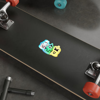 Spooky Fast Food Holographic Die-cut Stickers