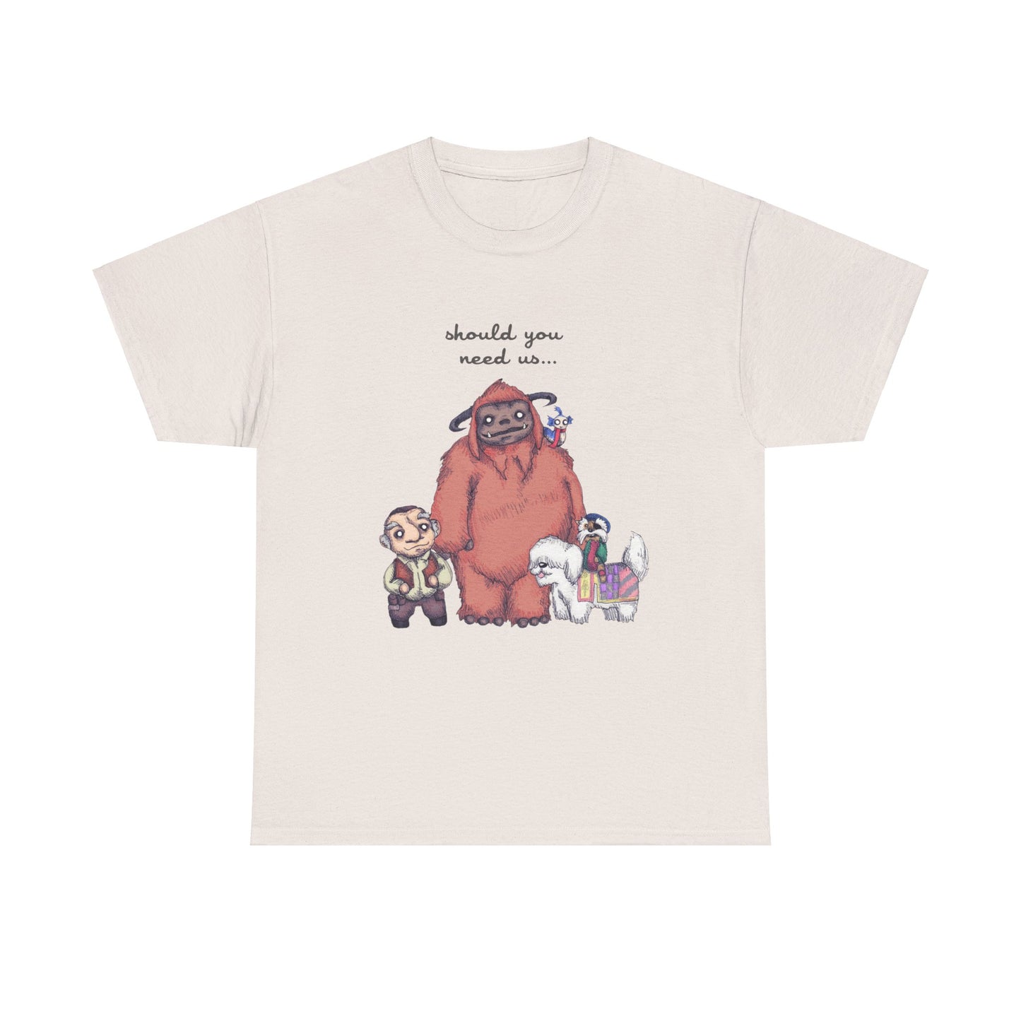 Should You Need Us Unisex Heavy Cotton Tee