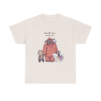 Should You Need Us Unisex Heavy Cotton Tee