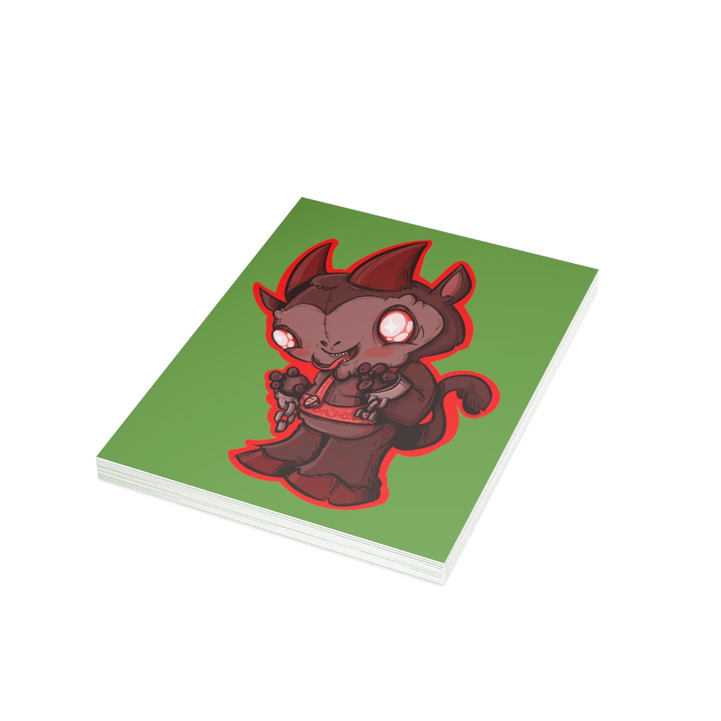 Plushie Krampus Greeting Card Bundles (10, 30, 50 pcs)
