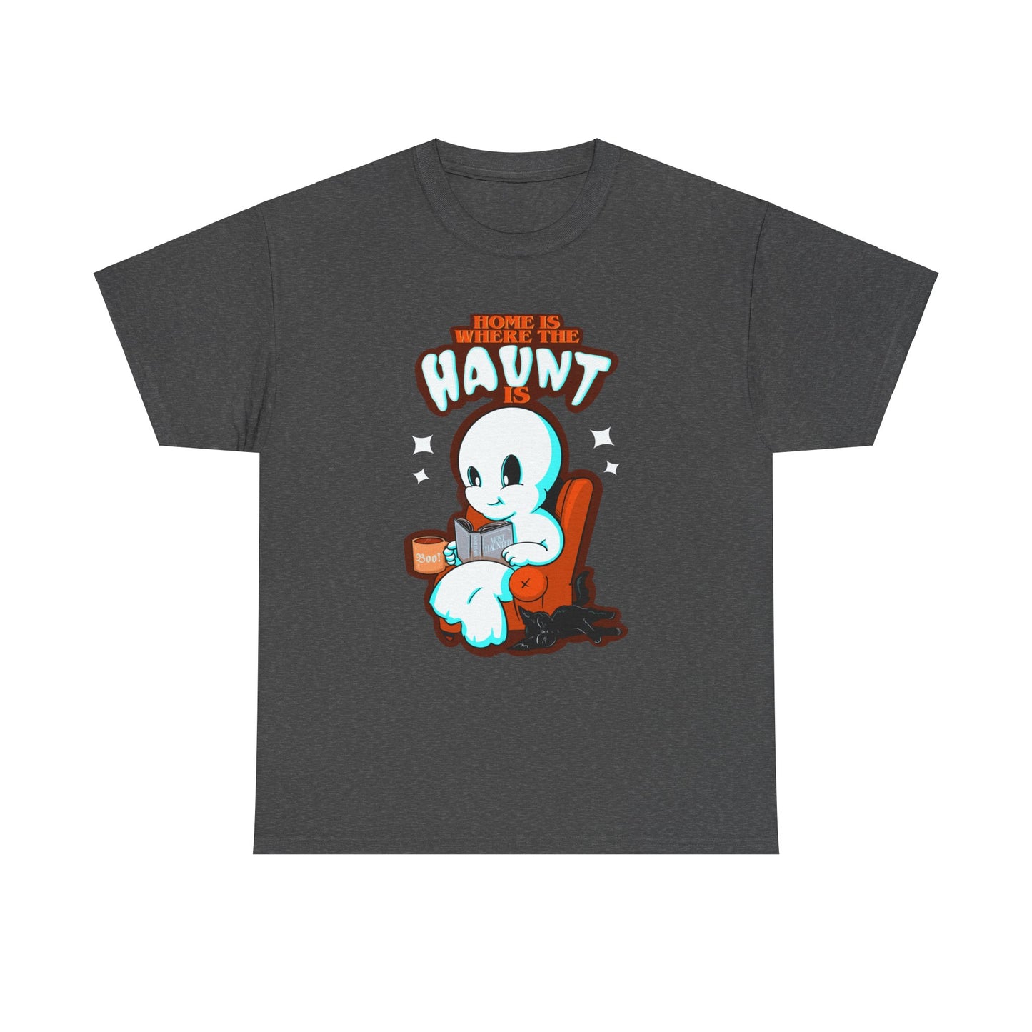 Home Is Where The Haunt Is Unisex Heavy Cotton Tee