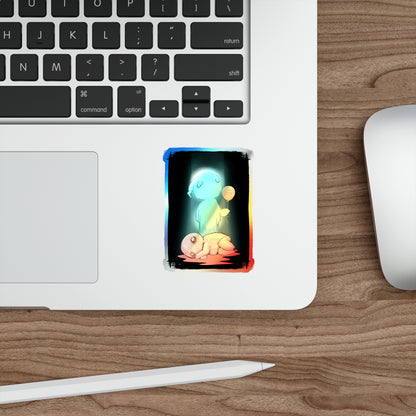 I Wasn't Ready Holographic Die-cut Stickers