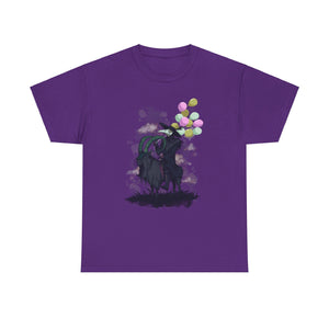 Plague Doctor Balloons Unisex Heavy Cotton Tee