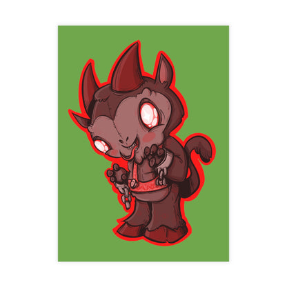 Plushie Krampus Greeting Card Bundles (10, 30, 50 pcs)