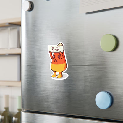 Sad Candy Corn Kiss-Cut Vinyl Decal