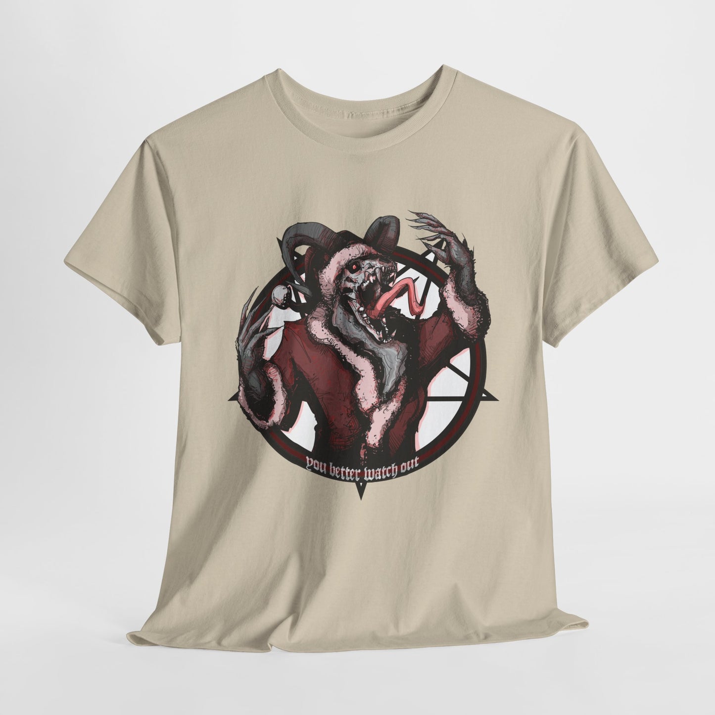 You Better Watch Out Unisex Heavy Cotton Tee