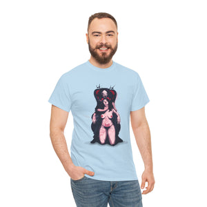 Deer Daddy Series 7: Daddy v Demoni  Unisex Heavy Cotton Tee