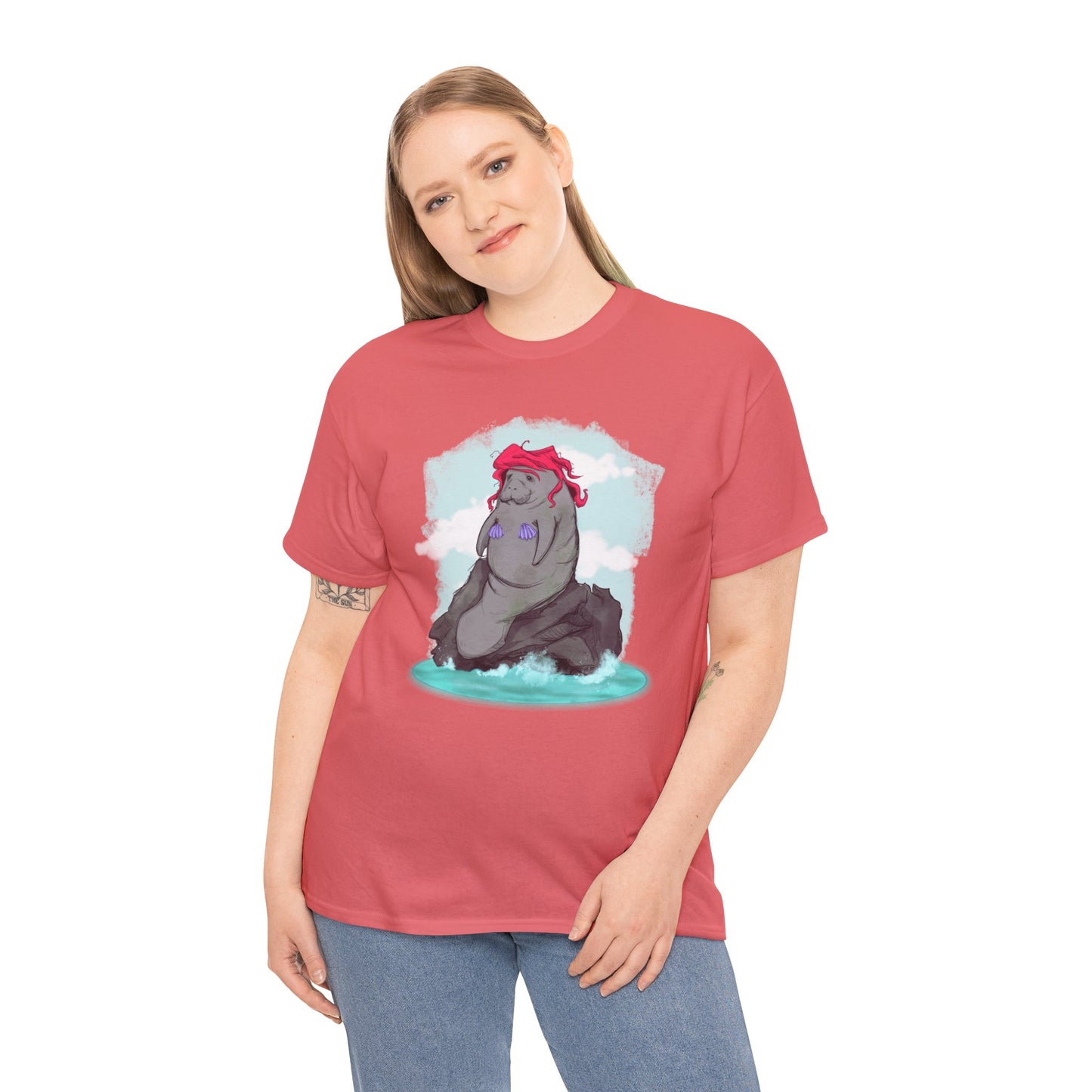 The Big Manatee Unisex Heavy Cotton Tee