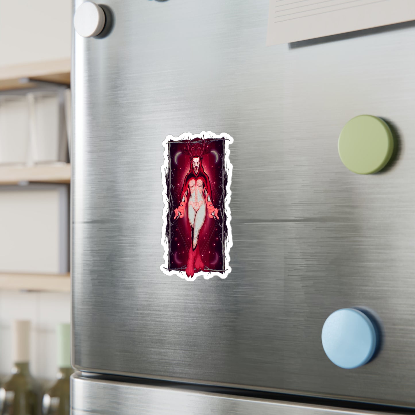 Female Wendigo Kiss-Cut Vinyl Decal
