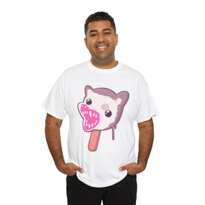 Opossum Popsicle Unisex Heavy Cotton Tee