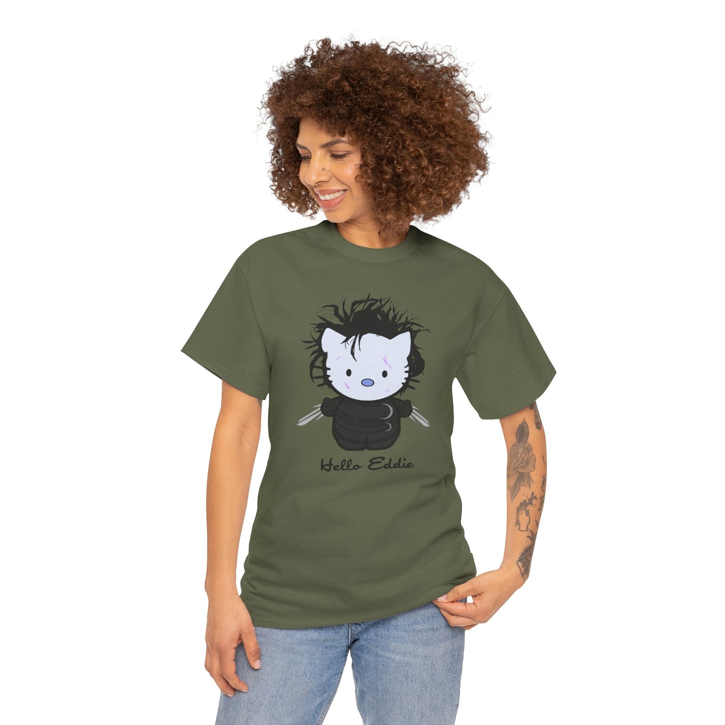 Hello Eddie Unisex Heavy Cotton Patreon Tee