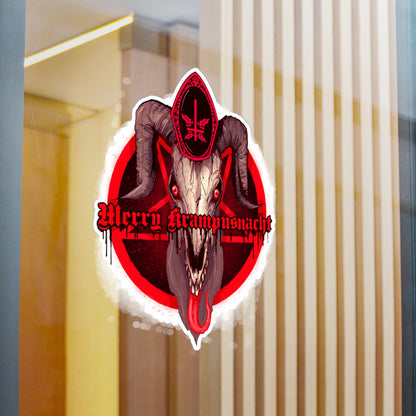 Merry Krampusnacht Kiss-Cut Vinyl Decal