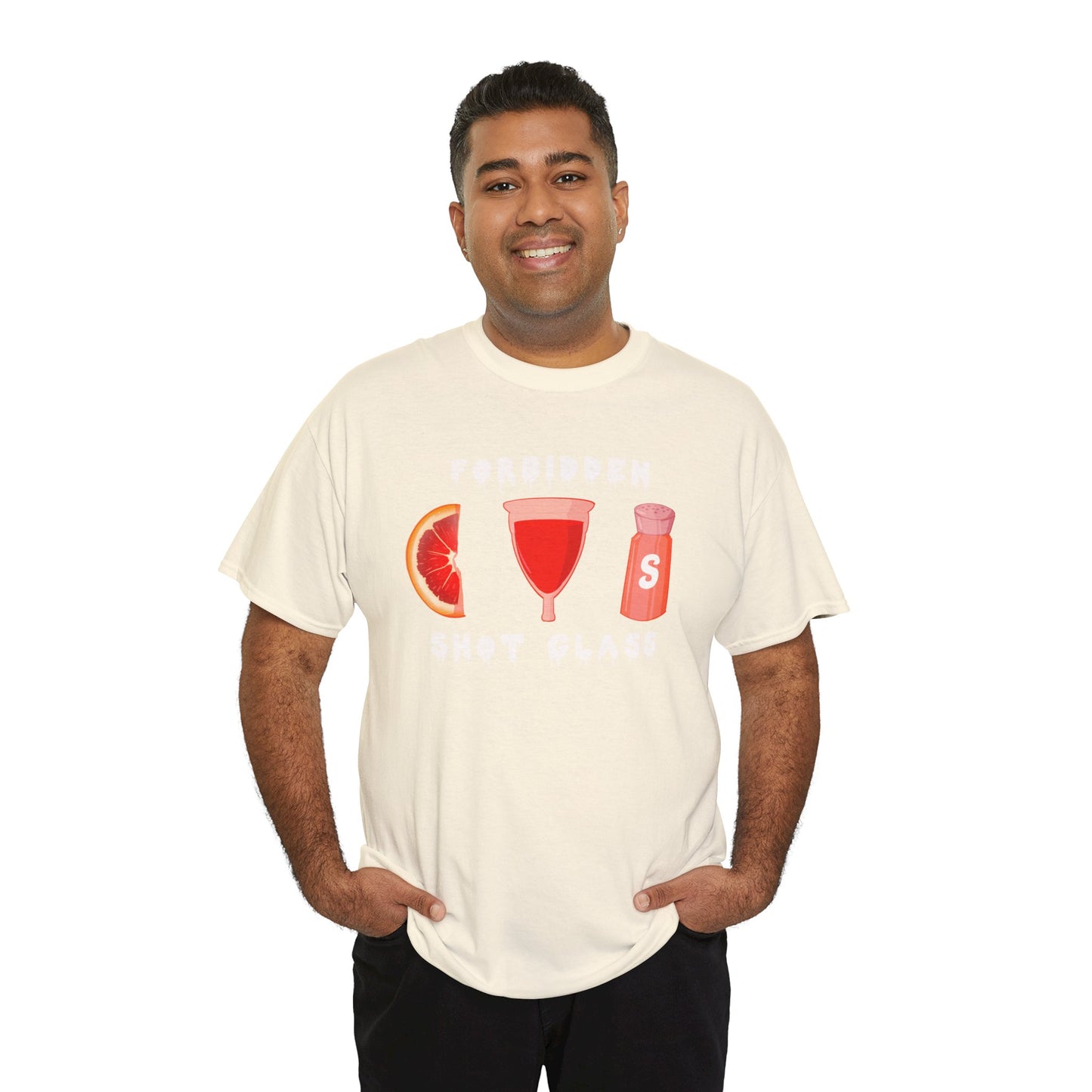 Forbidden Shot Glass Unisex Heavy Cotton Tee