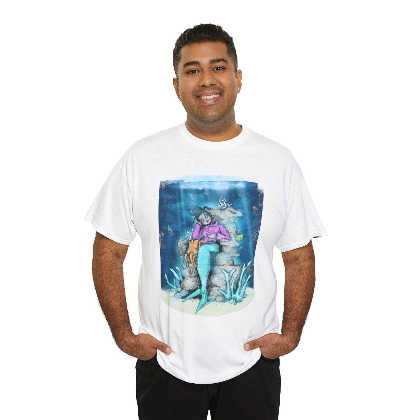 Mermaid Life Unisex Heavy Cotton Tee