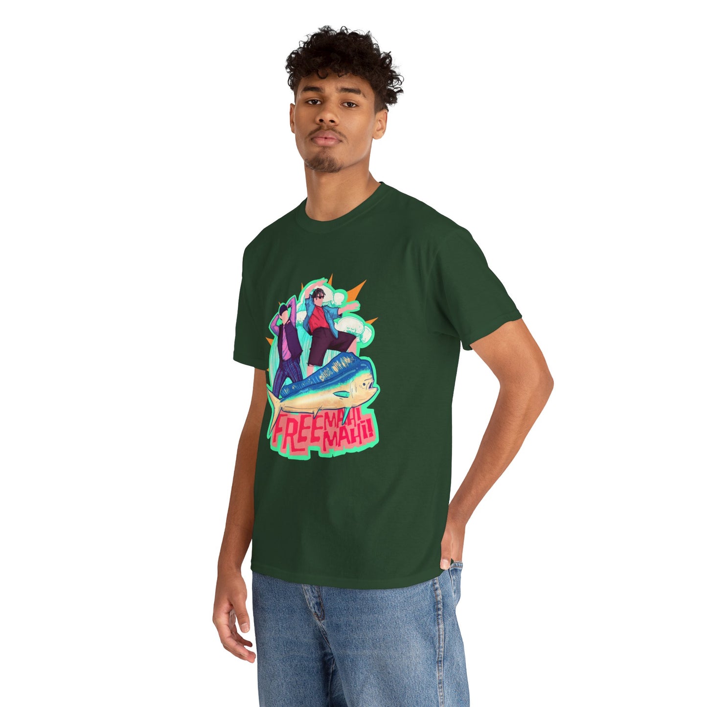 Free Mahi Mahi Unisex Heavy Cotton Tee