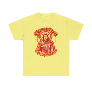 Cheesus Crust Unisex Heavy Cotton Tee