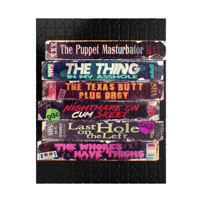 Adult Horror VHS Puzzle (110, 252, 500, 1014-piece)
