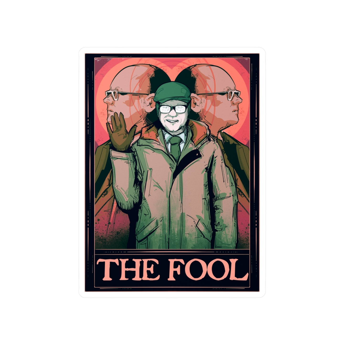 The Vampire Fool Kiss-Cut Vinyl Decal
