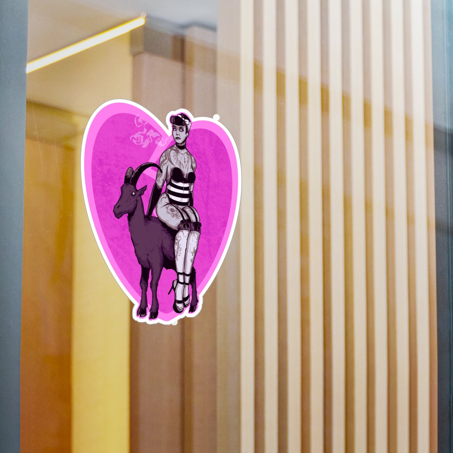 Goth Pinup Kiss-Cut Vinyl Decal