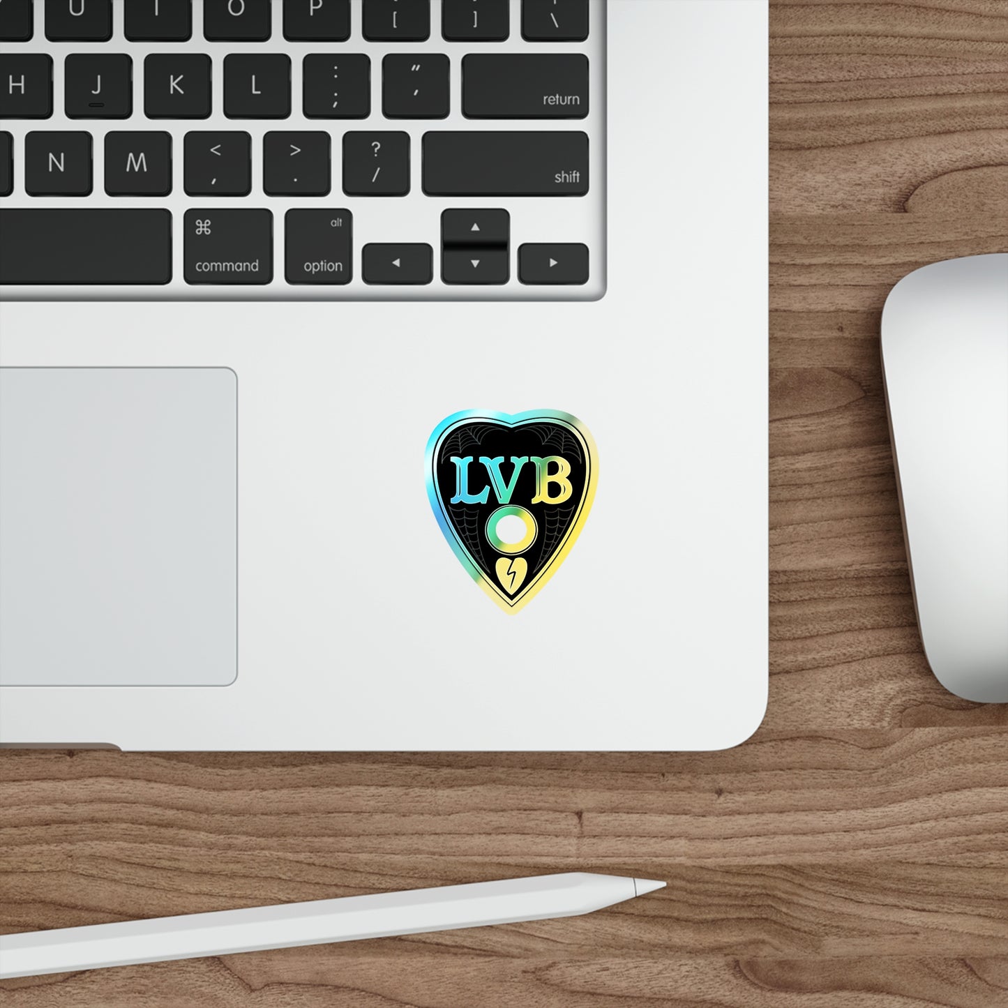 LVB Logo Planchette Holographic Die-cut Stickers