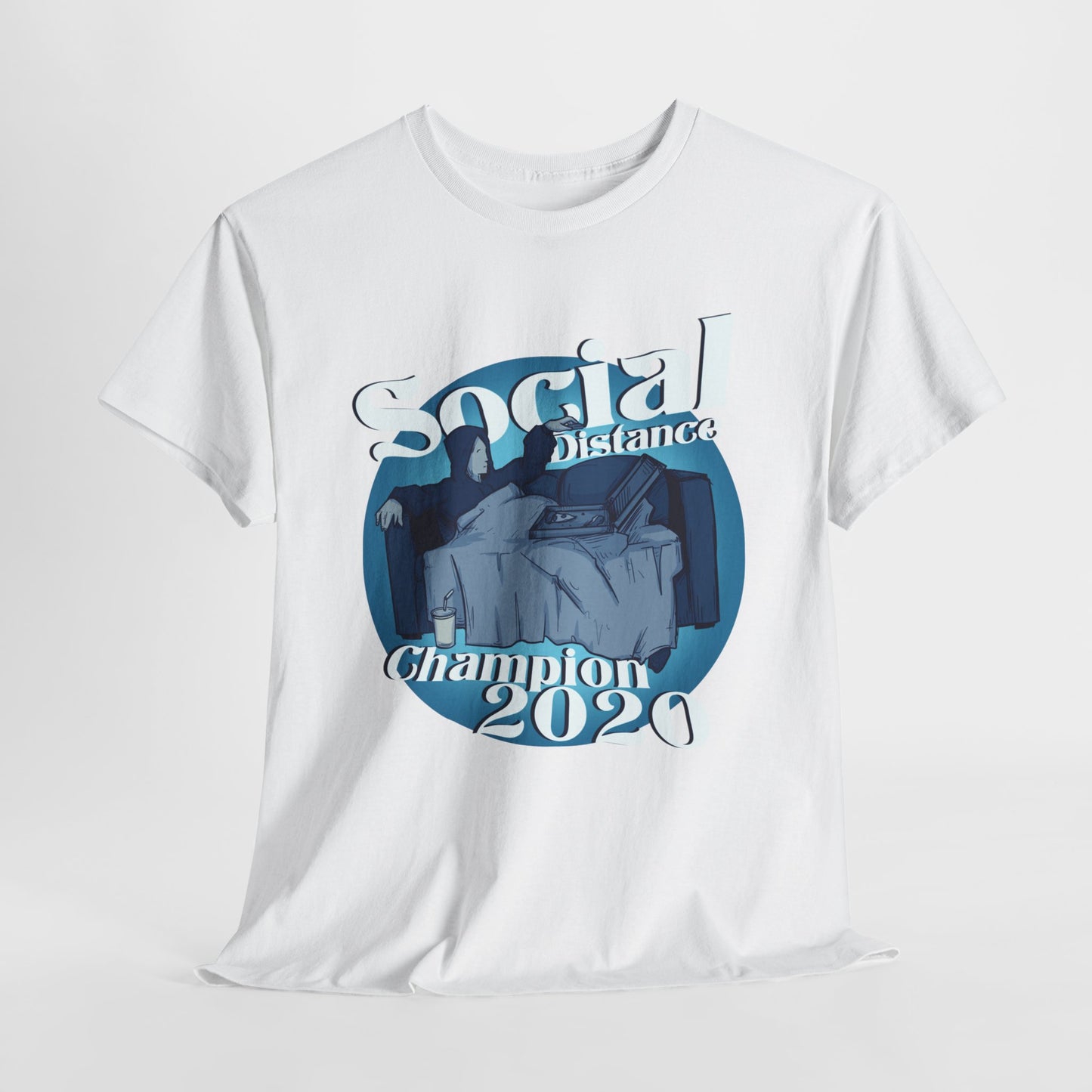 Social Distance Champion Unisex Heavy Cotton Tee