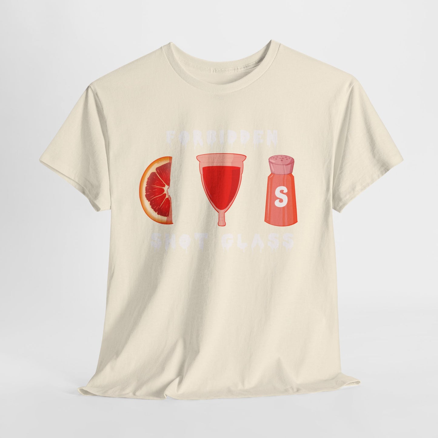 Forbidden Shot Glass Unisex Heavy Cotton Tee
