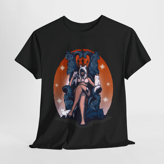 Kitty Queen Unisex Heavy Cotton Tee