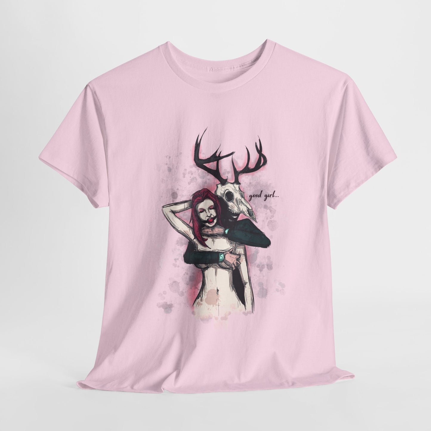 Deer Daddy Series 3: Good Girl Unisex Heavy Cotton Tee