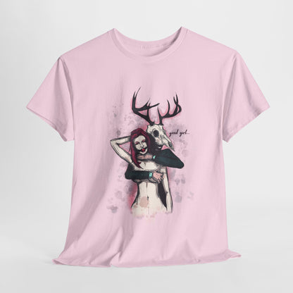 Deer Daddy Series 3: Good Girl Unisex Heavy Cotton Tee