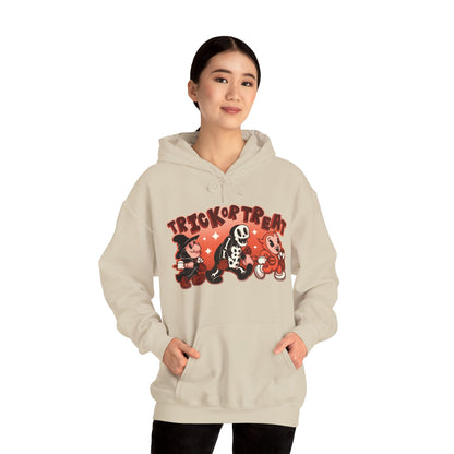 Trick Or Treat Rubber Hose Unisex Heavy Blend Hooded Sweatshirt