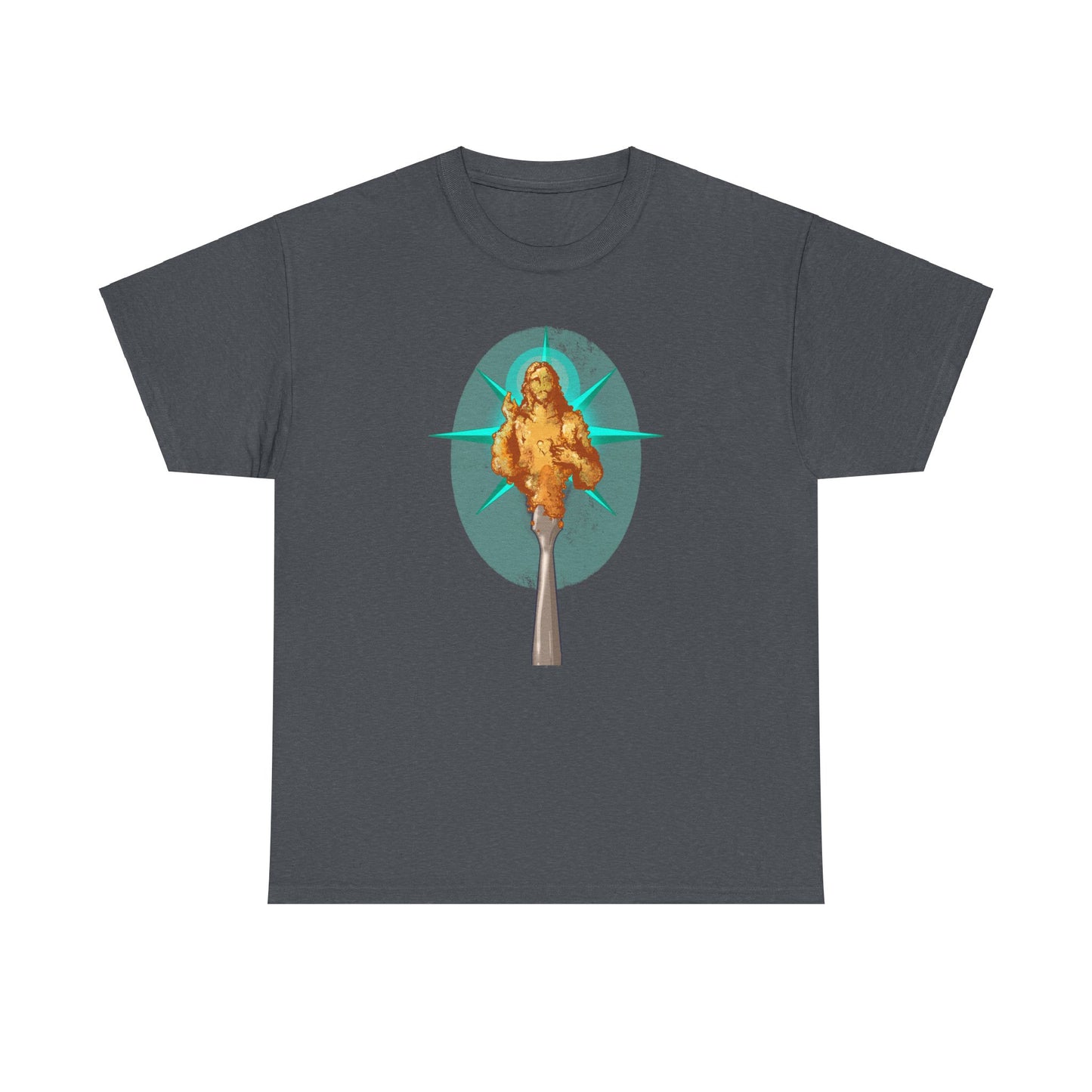 He Is Resin Unisex Heavy Cotton Tee