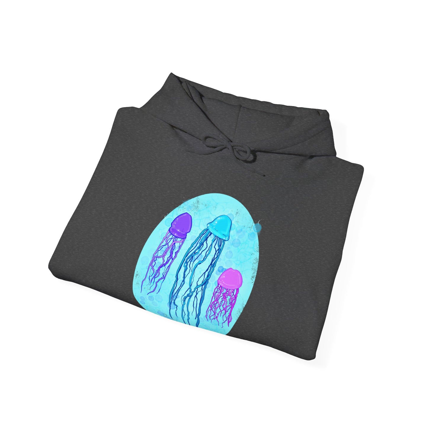 Jellyfish Varieties Unisex Heavy Blend Hooded Sweatshirt