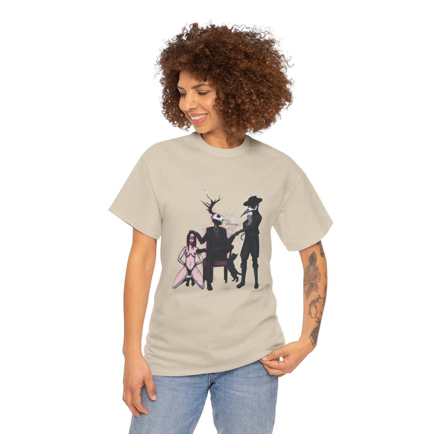 Deer Daddy / Nocturnal Unisex Heavy Cotton Tee