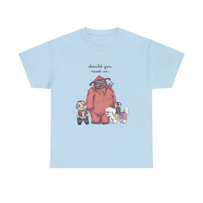 Should You Need Us Unisex Heavy Cotton Tee