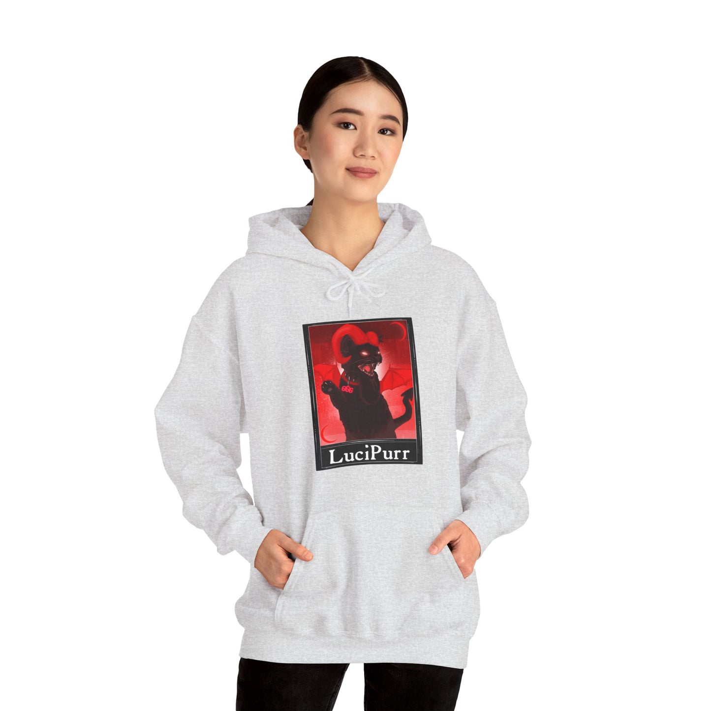 LuciPurr Tarot Unisex Heavy Blend Hooded Sweatshirt