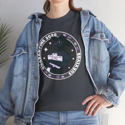 Quarantine 2020 Survivor Unisex Heavy Cotton Tee