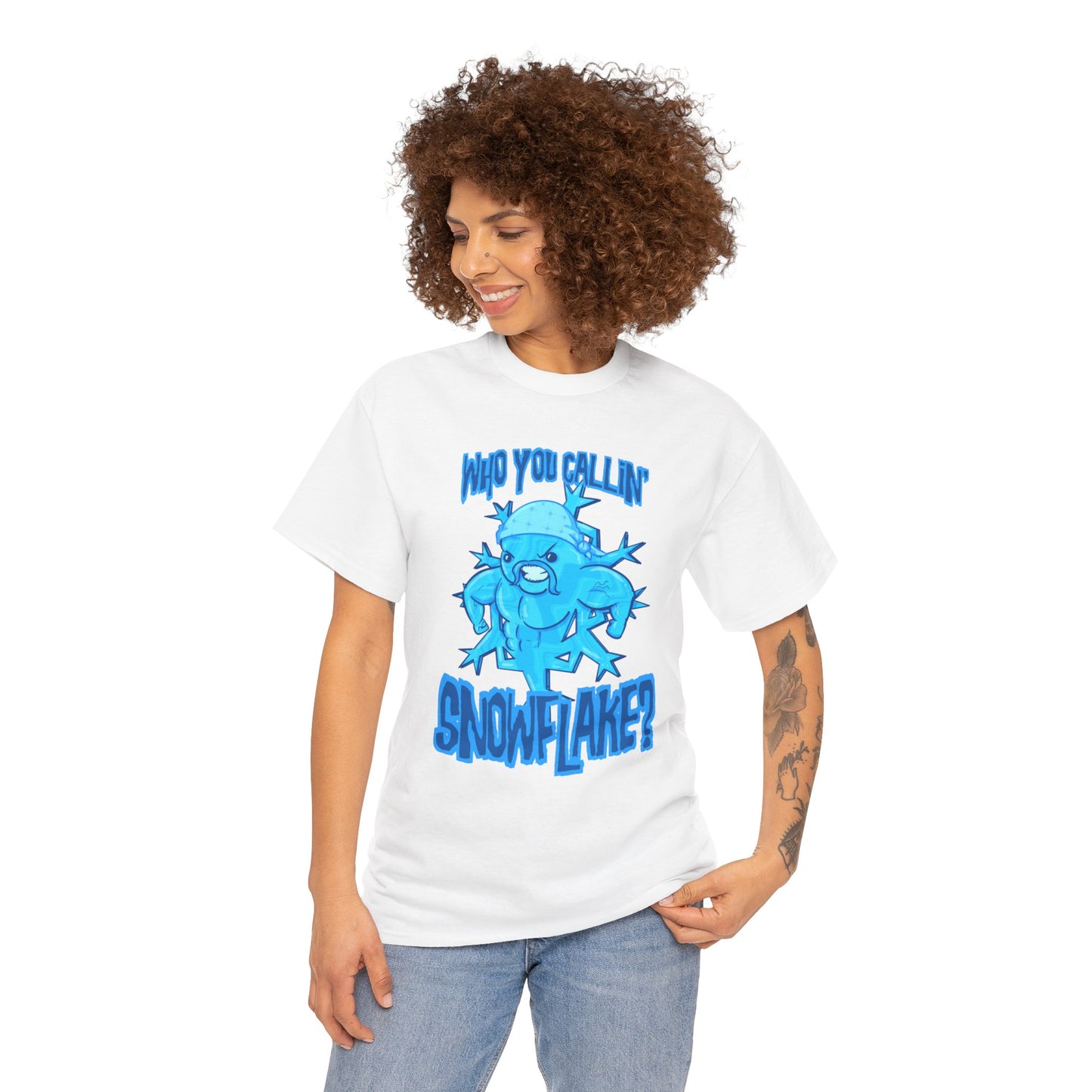 Tough Snowflake Unisex Heavy Cotton Tee
