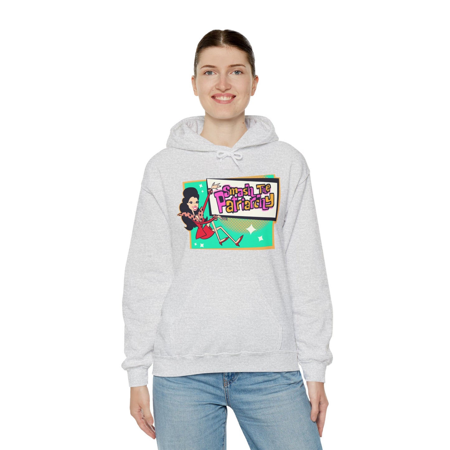 Smash The Patriarchy Unisex Heavy Blend Hooded Sweatshirt