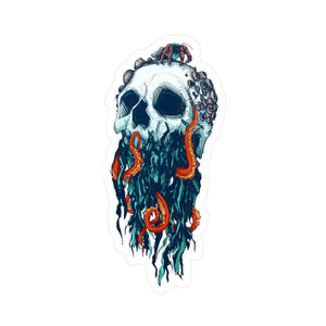 Elemental Skull Ocean Kiss-Cut Vinyl Decal