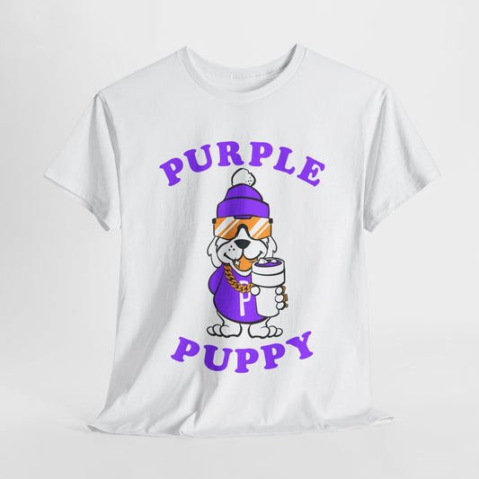 Purple Pup Unisex Heavy Cotton Tee