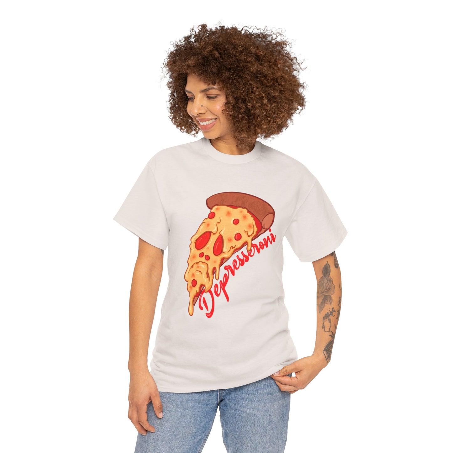 Depresseroni Unisex Heavy Cotton Tee