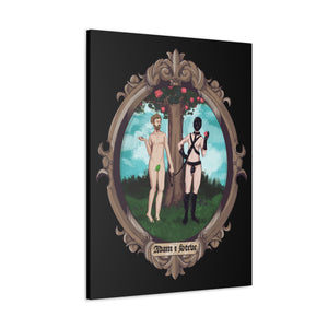 Adam & Steve Canvas Gallery Wrapped Art Print