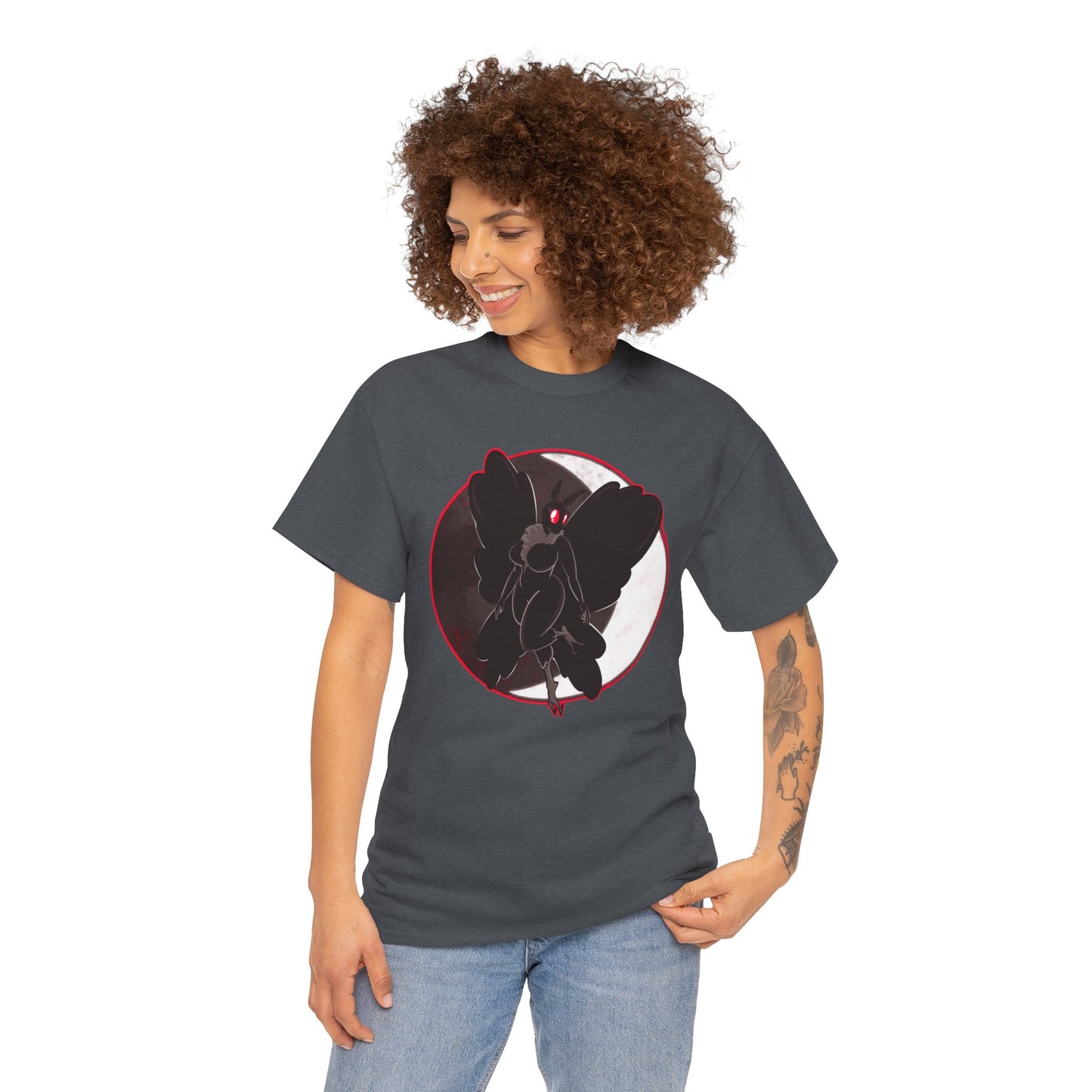 Moth Woman Unisex Heavy Cotton Tee